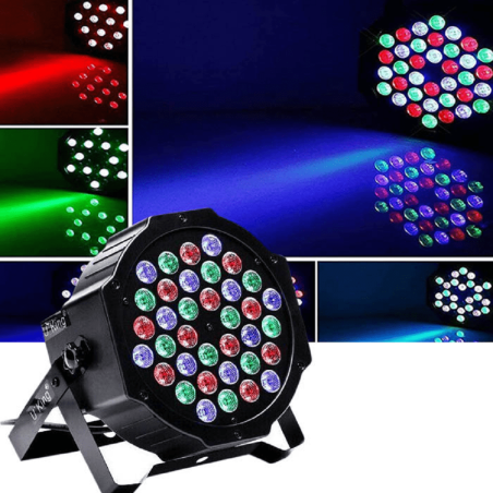 LUCES DISCOTECA COLORIDO 18 LED PARA FIESTA